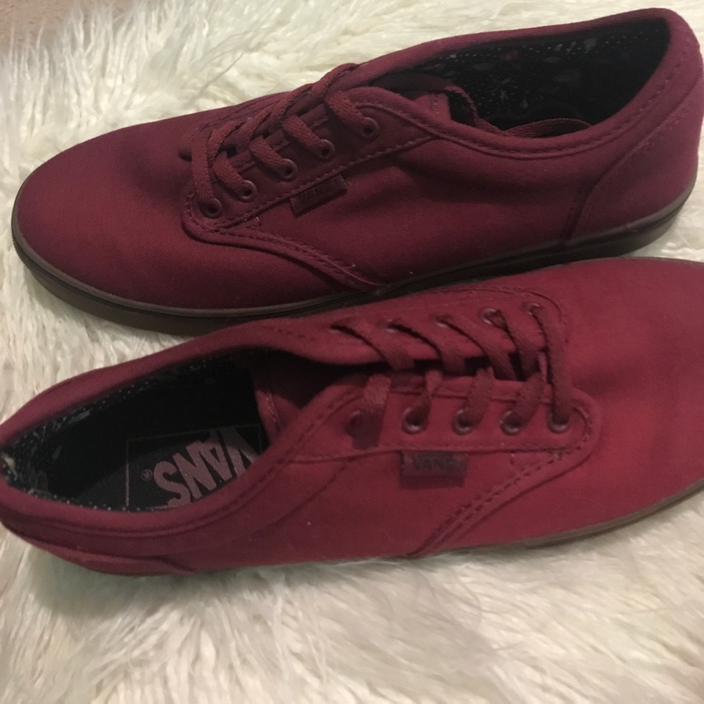 Maroon vans